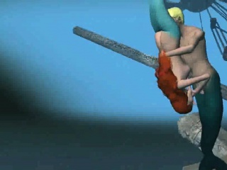 3D cartoon Little Mermaid getting fucked underwater
