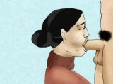 Cartoon Cougar teaching her neighbor 19