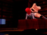 Crazy Exorcise cartoon with huger dick