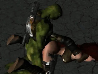 3D cartoon babe getting fucked by a Ninja Turtle