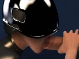 Foxy 3D cartoon Tron babe getting her pussy pounded