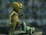 Sexy 3D cartoon cat babe gets fucked by an alien