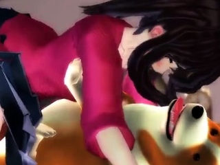 Two 3d cartoon cuties are ready for their bath