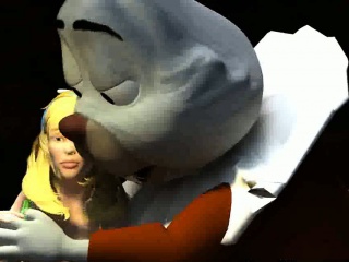 3D cartoon Alice in Wonerland getting licked and fucked