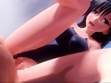 Two 3d cartoon cuties are ready for their bath