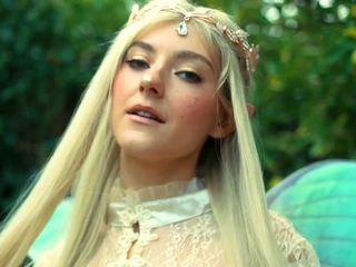 Cosplay with petite Russian teen beauty