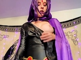 Teen Raven Cosplayer Shows Off Her Tits